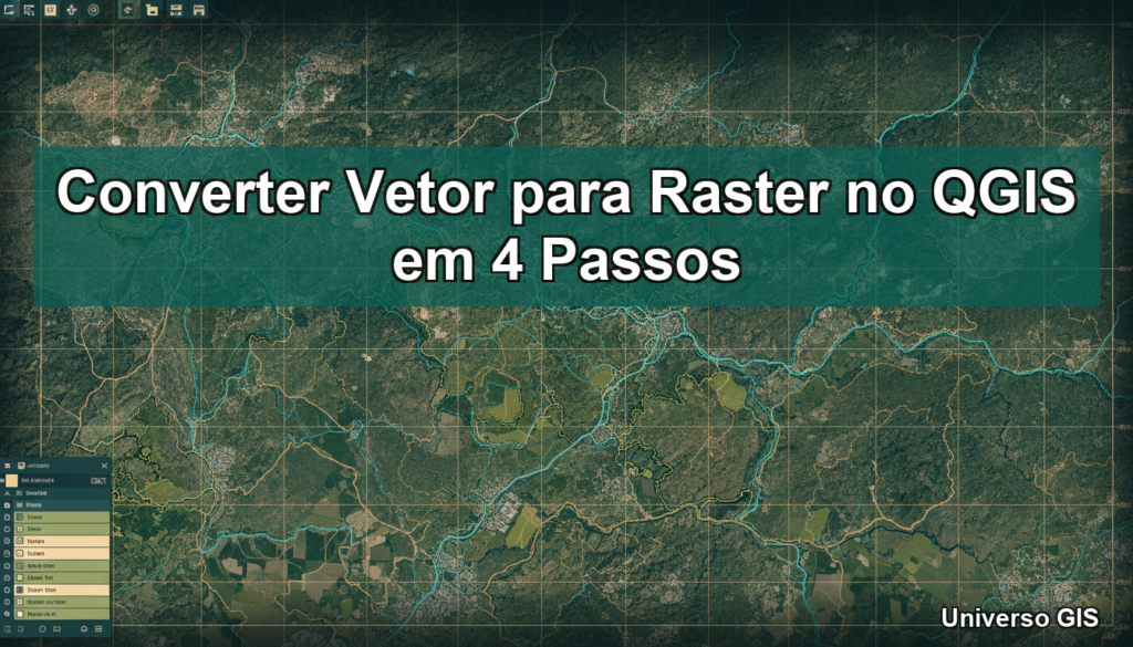 Converter Vetor para Raster no QGIS em 4 Passos