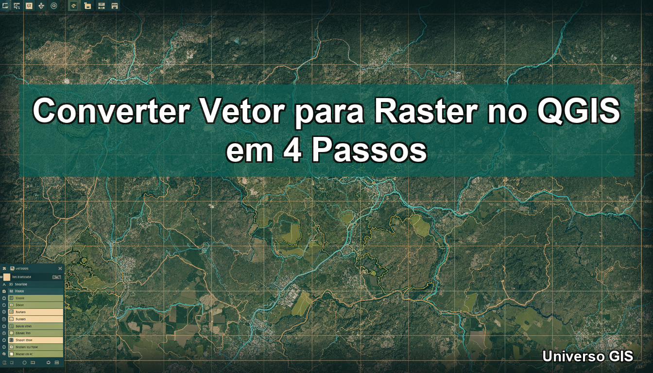 converter vetor para raster no QGIS - Universo GIS